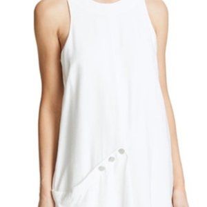 Tibi Asymmetrical sleeveless dress.
